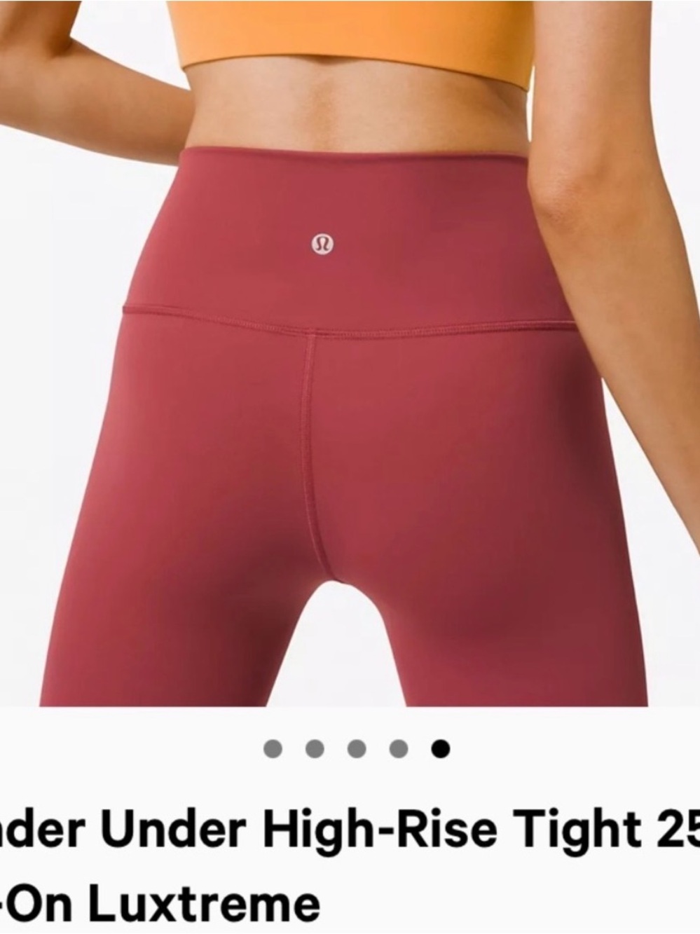 lululemon athletica High-Rise Wunder Under 25”
